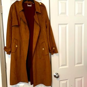 Woman Long Soft Trench Coat